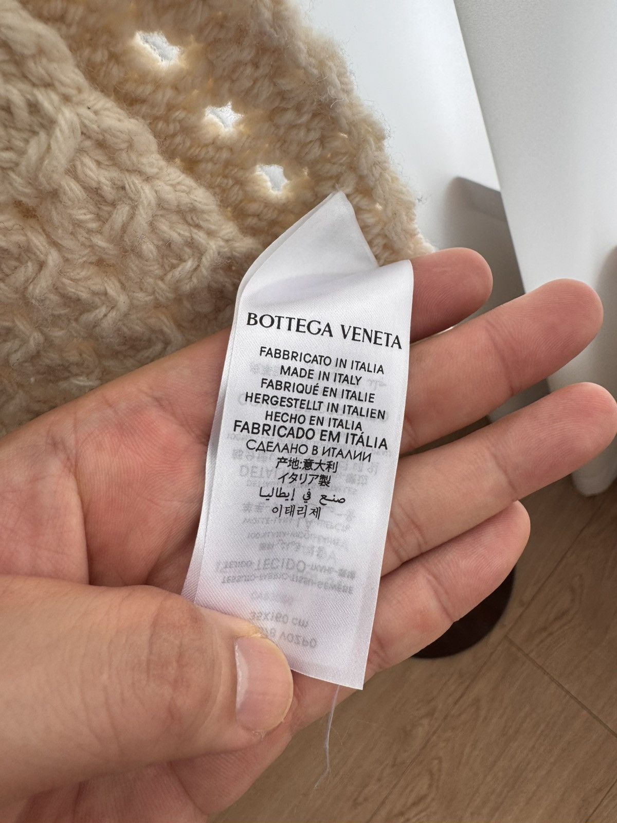 Bottega Veneta Bottega Veneta Knit Scarf with Leather Pocket Size ONE SIZE - 4 Thumbnail