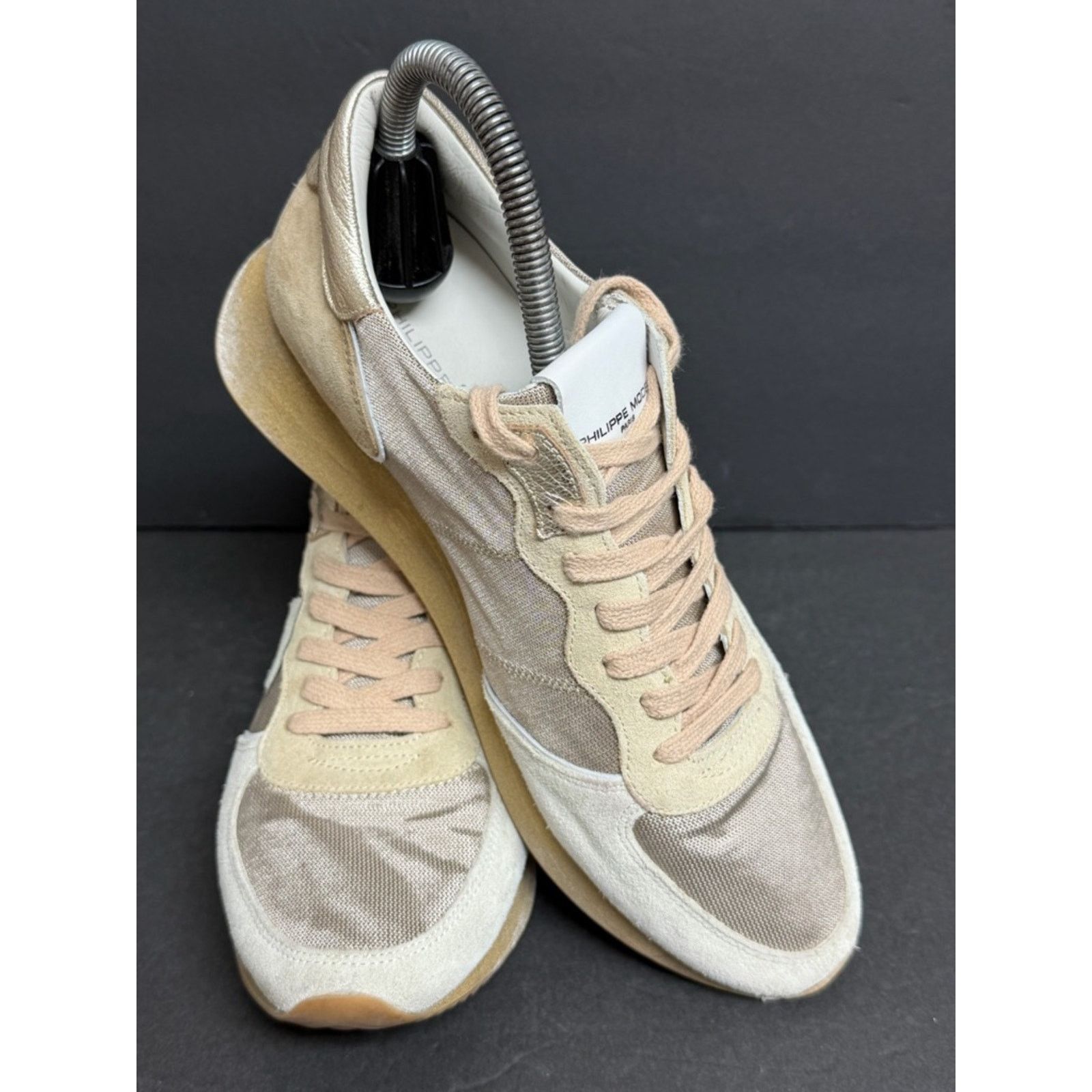 Philippe Model Philippe Model Paris Women’s Trpx Sneakers Suede & Leather Size US 8 / IT 38 - 3 Thumbnail