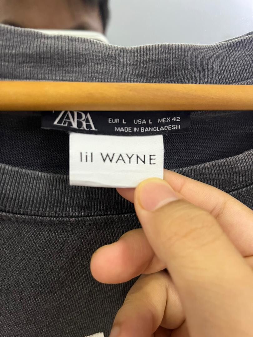 Lil Wayne Lil Wayne x Zara Oversized Rap Tee Size US L / EU 52-54 / 3 - 3 Thumbnail