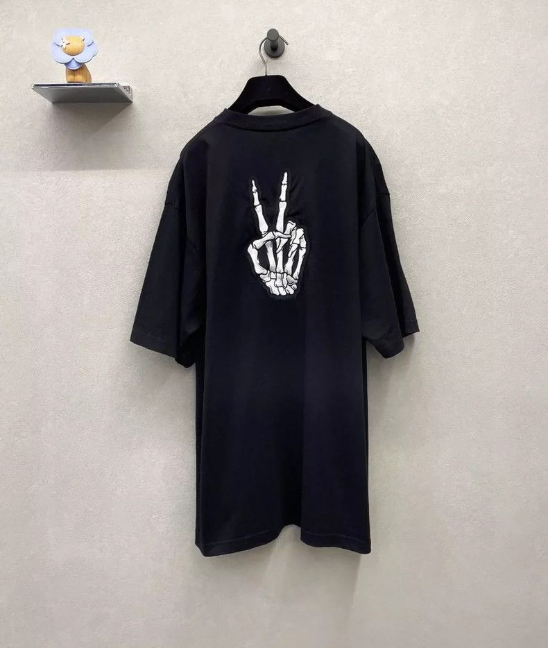 Balenciaga Balenciaga Melting Smile Printed Short Sleeve Size US M / EU 48-50 / 2 - 2 Thumbnail