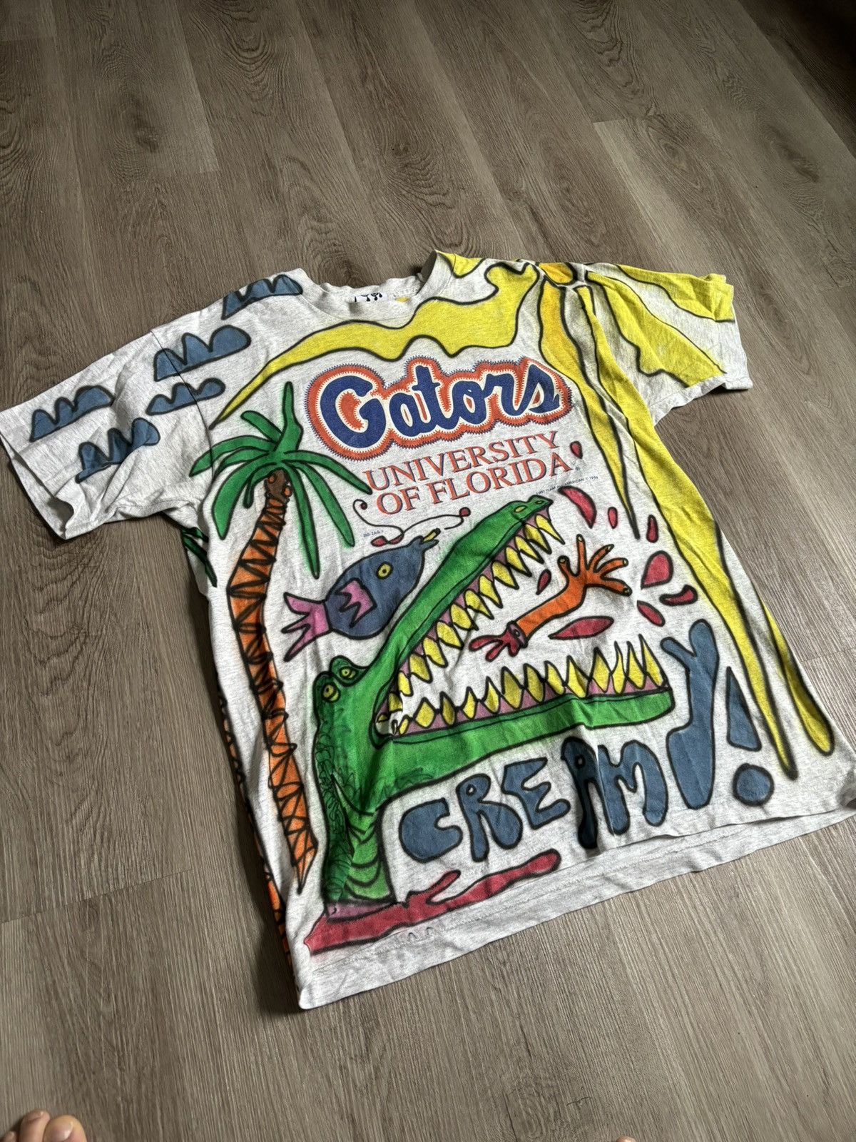 Vintage Creamy Studies Size US XL / EU 56 / 4 - 2 Thumbnail