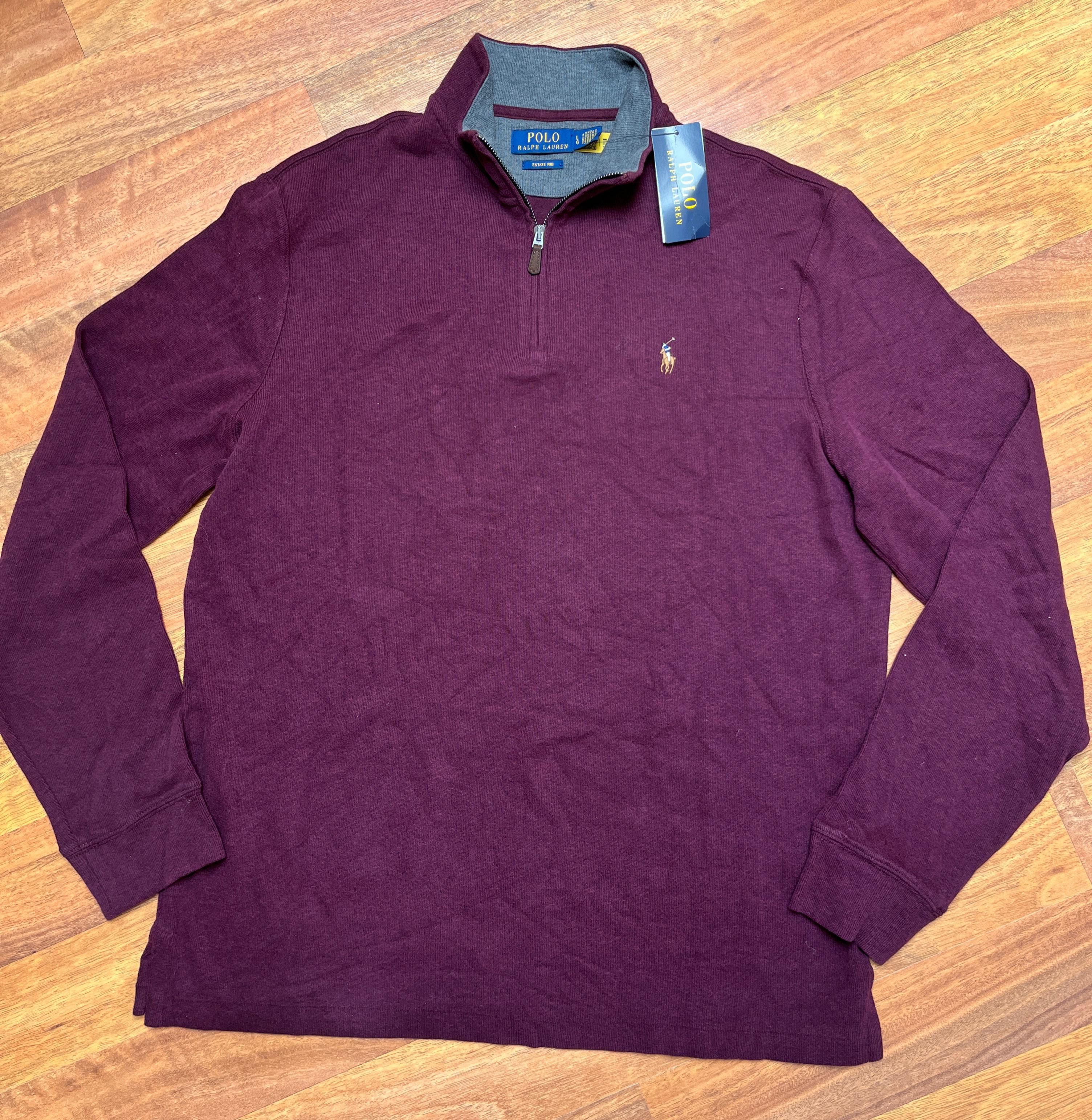 Polo Ralph Lauren Sweter Polo Ralph Laurent L Estate-rib Quarter-zip Pullover Size US L / EU 52-54 / 3 - 2 Thumbnail