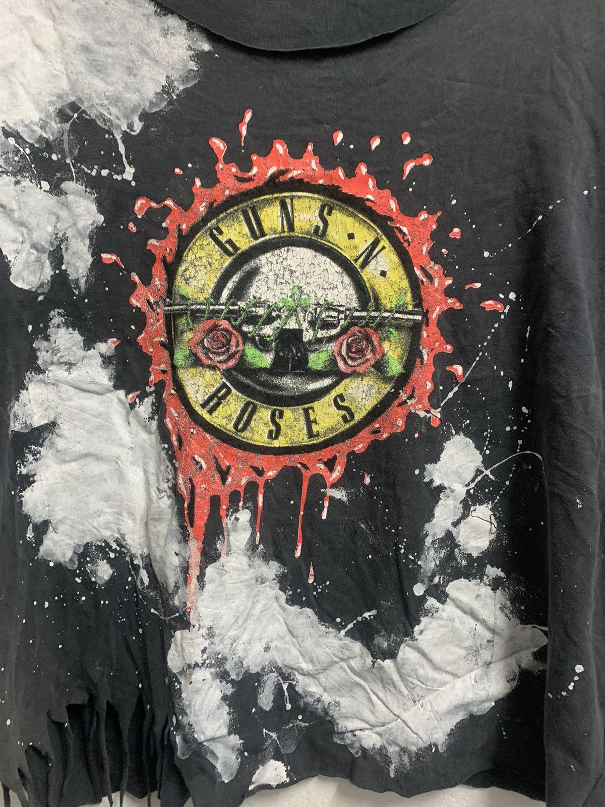 Band Tees × Japanese Brand Guns N Roses Women Crop T-shirt Size L / US 10 / IT 46 - 5 Thumbnail