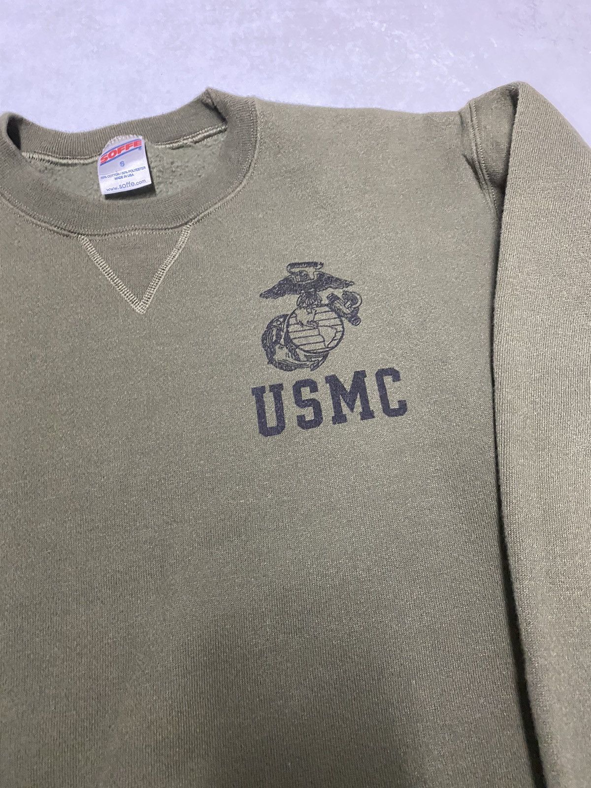 Vintage Vintage 90’s Military Skater Y2K USMC Soffe Crewneck S Size US S / EU 44-46 / 1 - 2 Thumbnail
