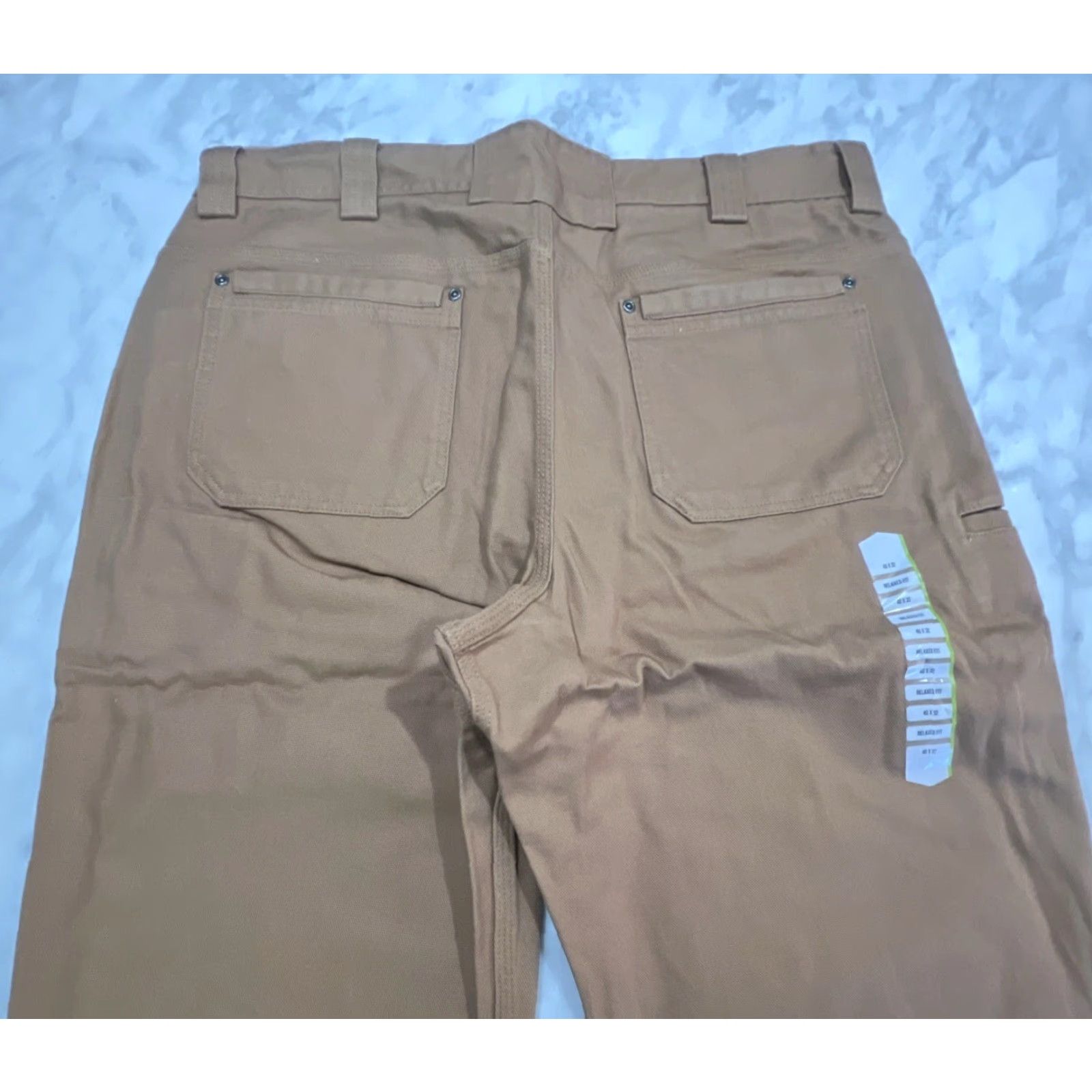 Vintage DULUTH FIRE HOSE PANTS Men 40x32 Relaxed Fit Brown 5-Pocket Style 58412 NWT Canvas Carpenter Jeans Trousers Mens Regular Size US 40 / EU 56 - 6 Thumbnail