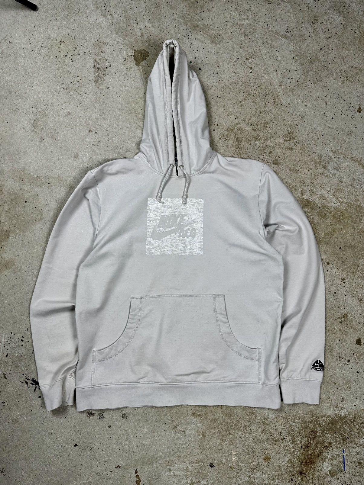 Nike × Nike ACG × Vintage Vintage Y2K Nike ACG Big Logo Hoodie Sweatshirt Swoosh Size US M / EU 48-50 / 2 - 1 Thumbnail