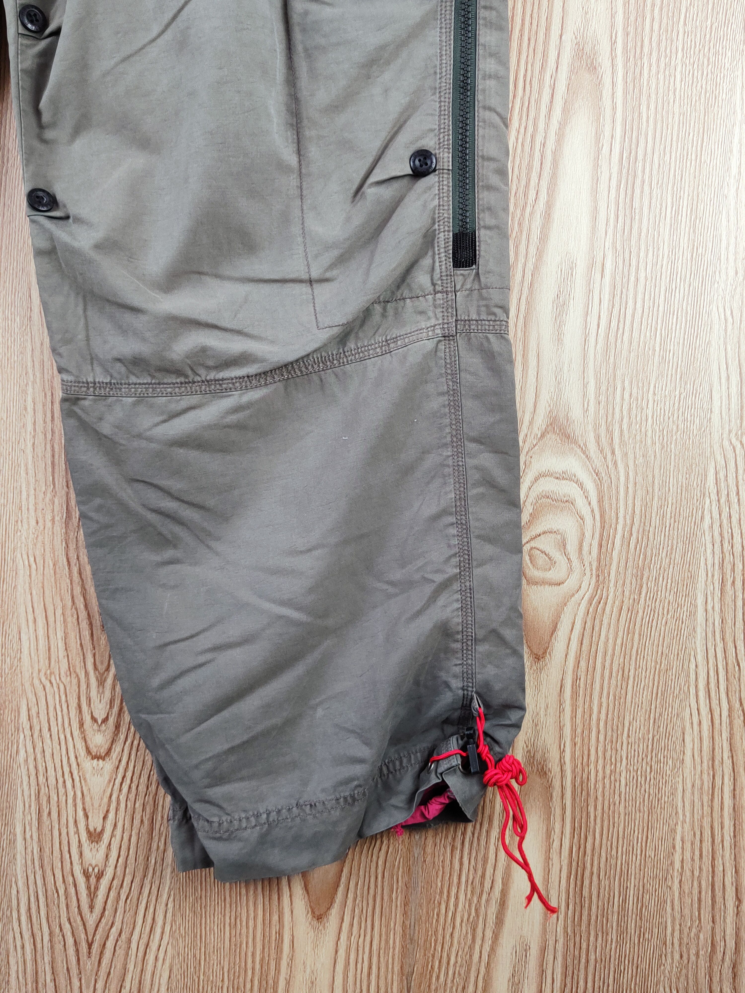 Japanese Brand Chevre Dark Gray Faded Multipocket Cargo Pants #W848 Size US 33 - 8 Thumbnail