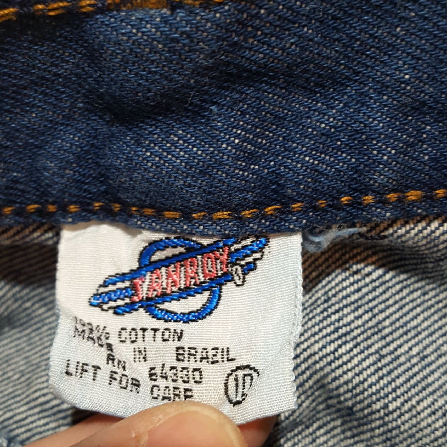 Vintage VINTAGE Sanroy 80s High Waist Tapered Leg Relaxed Jeans Women's Size 10 Blue Denim Boho Retro Size 32" / US 10 / IT 46 - 6 Thumbnail