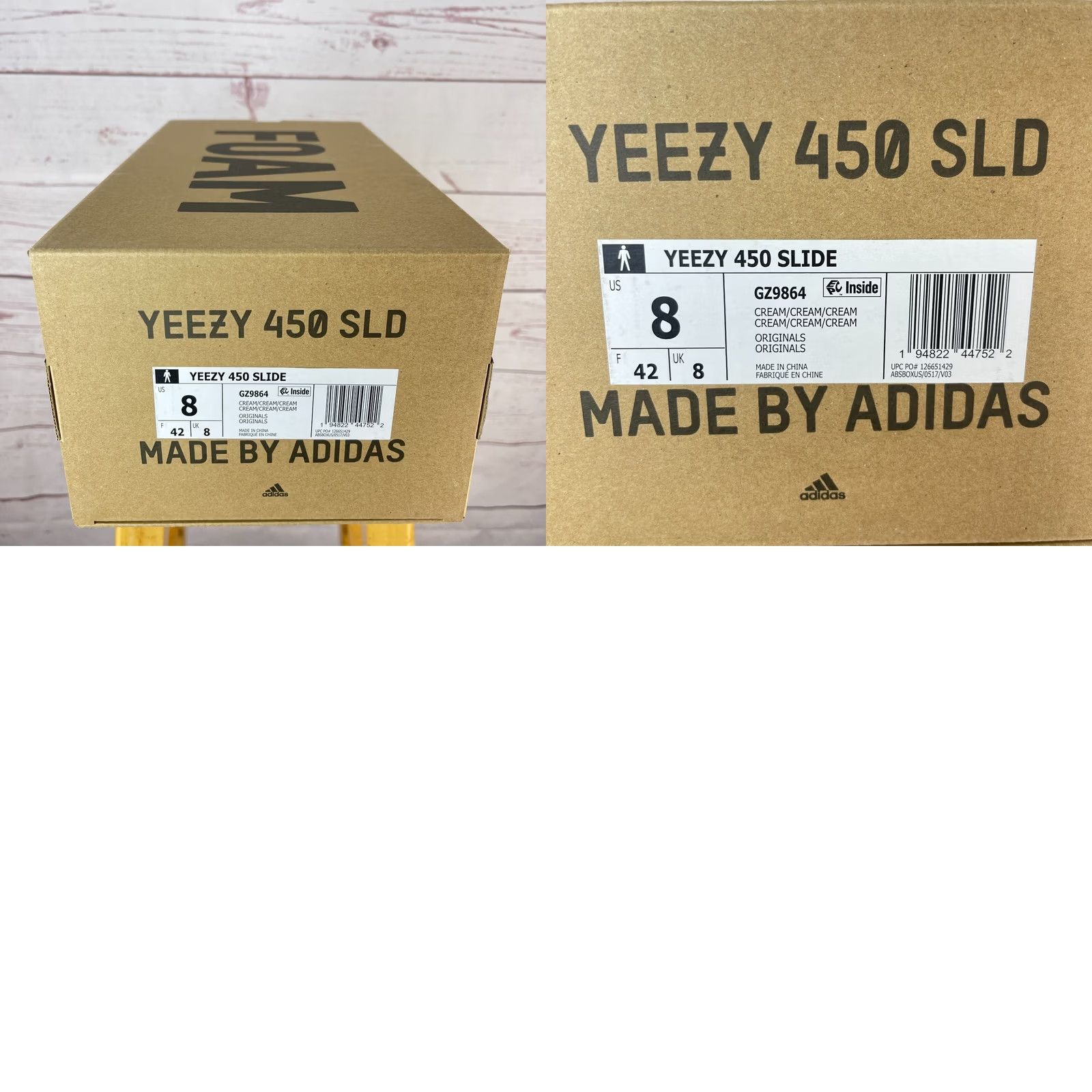 Adidas Adidas Yeezy 450 Slide Cream GZ9864 Men's Size 8 Slide Casual Sandal Ivory 8 Adidas Yeezy 450 Cream Men Footwear Casual 80s Athleisure Size US 8 / EU 41 - 8 Thumbnail