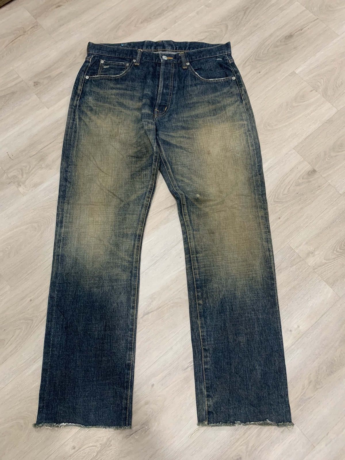 Vintage Swagger embroidery design selvedge denim style Size US 35 - 3 Thumbnail