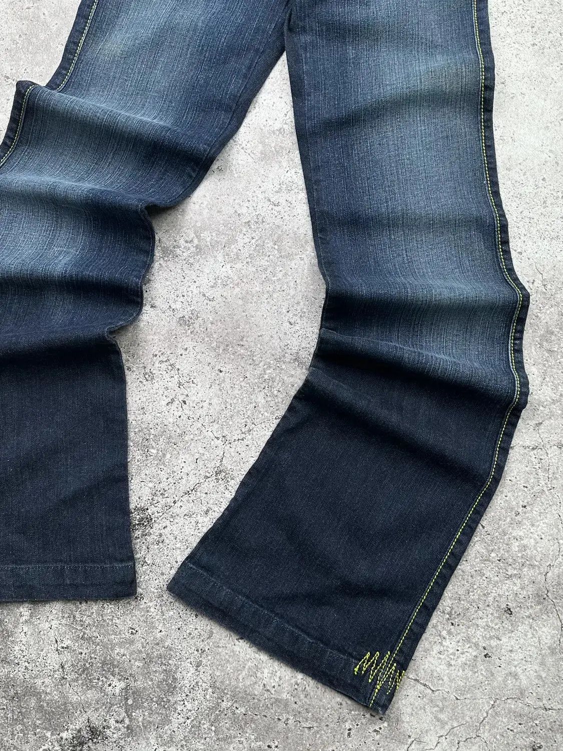 Japanese Brand Vintage Flare Jeans C556(V438) Size 25" / US 0 / IT 36 - 4 Thumbnail