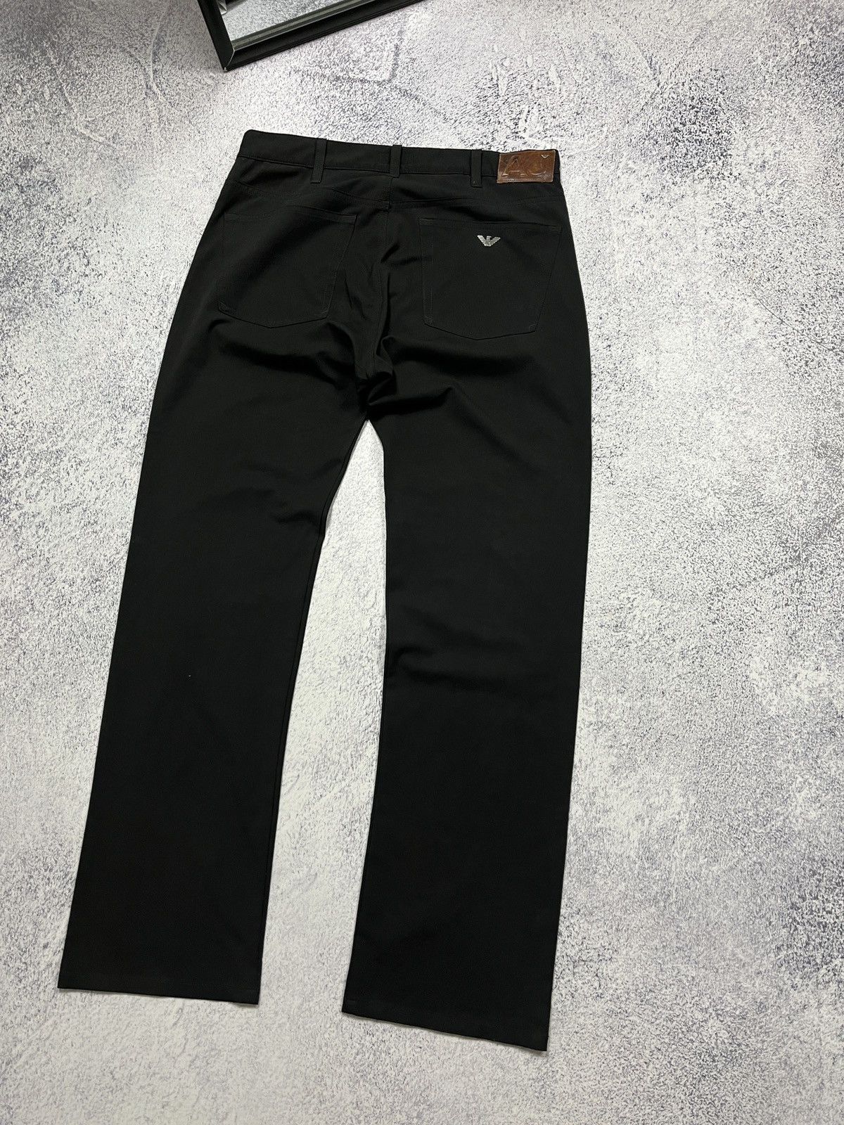 Armani × Giorgio Armani × Vintage Vintage Armani Jeans Metal Logo Classic Pants Rare Luxury Size US 34 / EU 50 - 6 Thumbnail