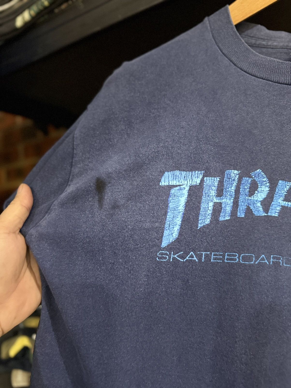 Thrasher Thrashed Vintage 90s Thrasher Skateboard Megazine Sun Faded T Size US L / EU 52-54 / 3 - 5 Thumbnail