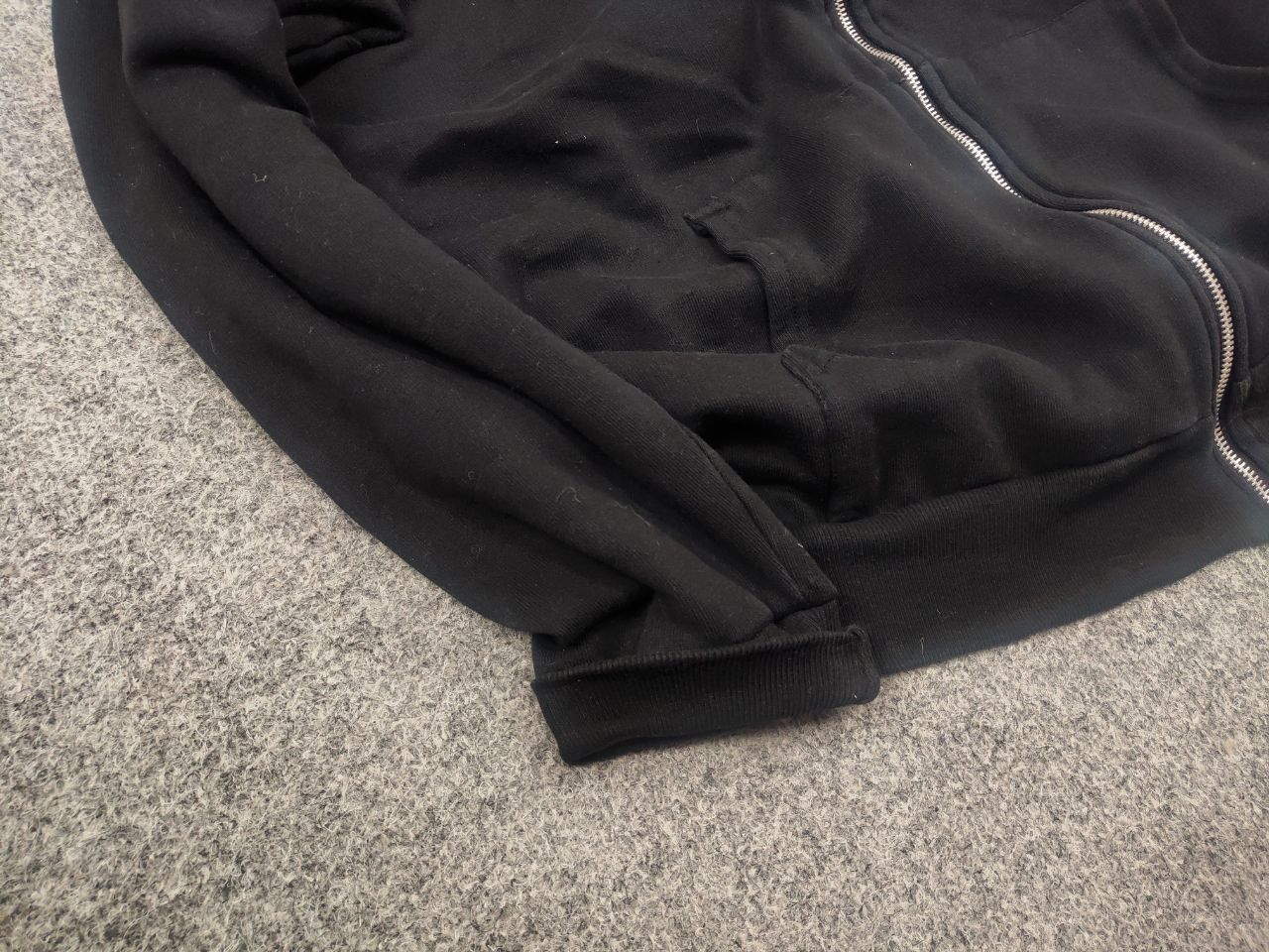 Vintage Vintage Blank zip-up hoodie black square 70s Style Japan LGB Size US XL / EU 56 / 4 - 6 Thumbnail