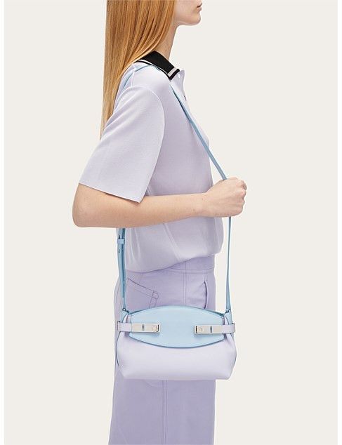 Salvatore Ferragamo o1s1rm0526 Size : OS / Crossbody Bag in Blue/Lilac Size ONE SIZE - 5 Thumbnail