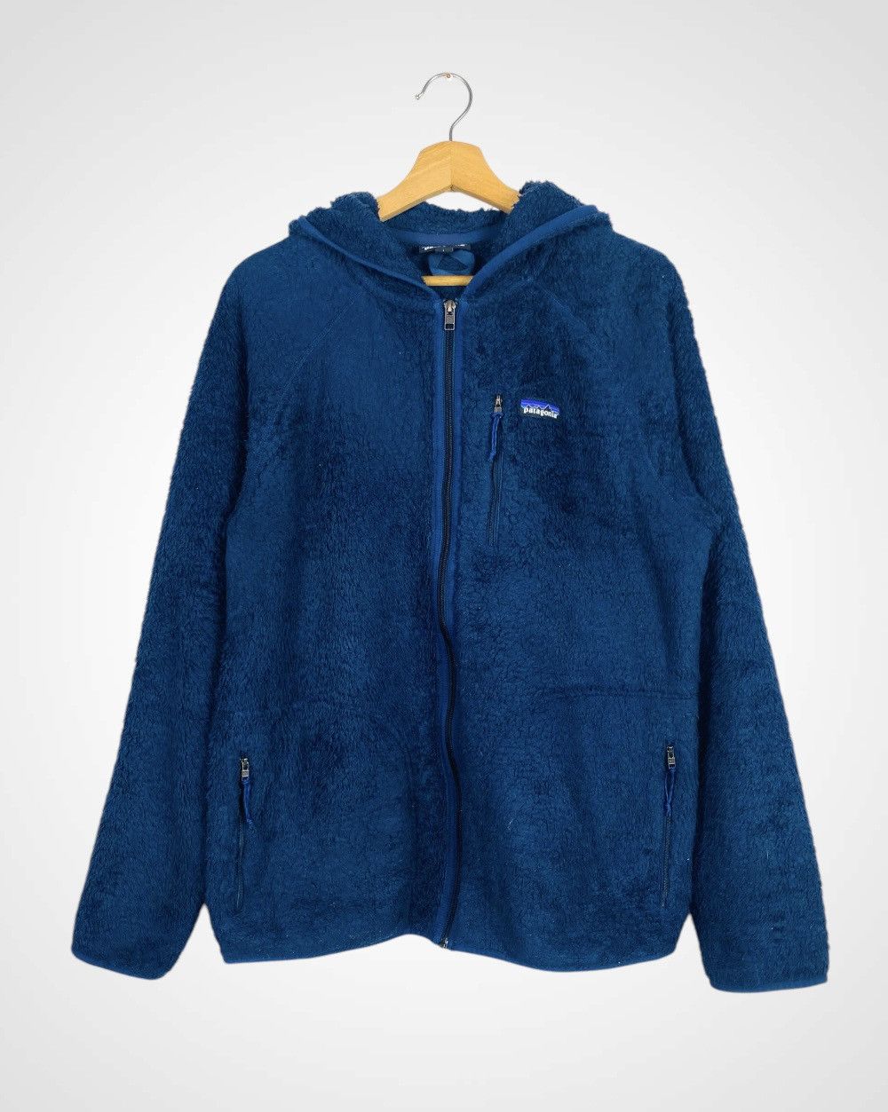 Patagonia Rare Patagonia Zipper Hoodie Fleece Sweater Size US L / EU 52-54 / 3 - 1 Thumbnail