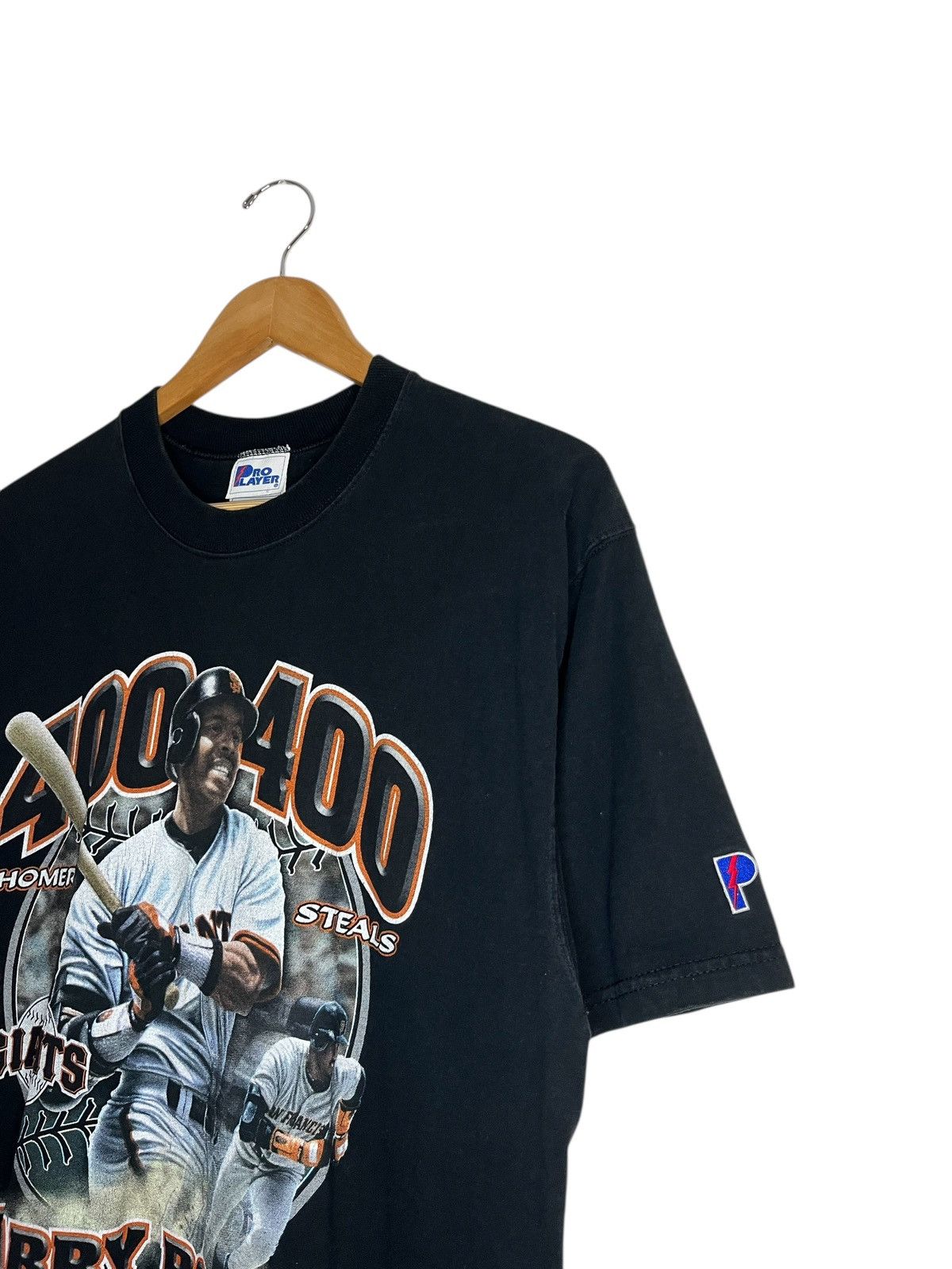 Pro Player Vintage 90s Barry Bonds San Francisco Giants 400 Record Tee Size US L / EU 52-54 / 3 - 3 Thumbnail