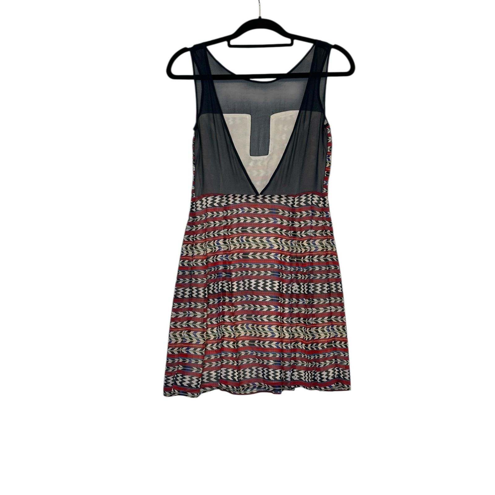 Mara Hoffman Mara Hoffman Red Blue Combo Stripe Mini Dress 0 Size XS / US 0-2 / IT 36-38 - 12 Thumbnail