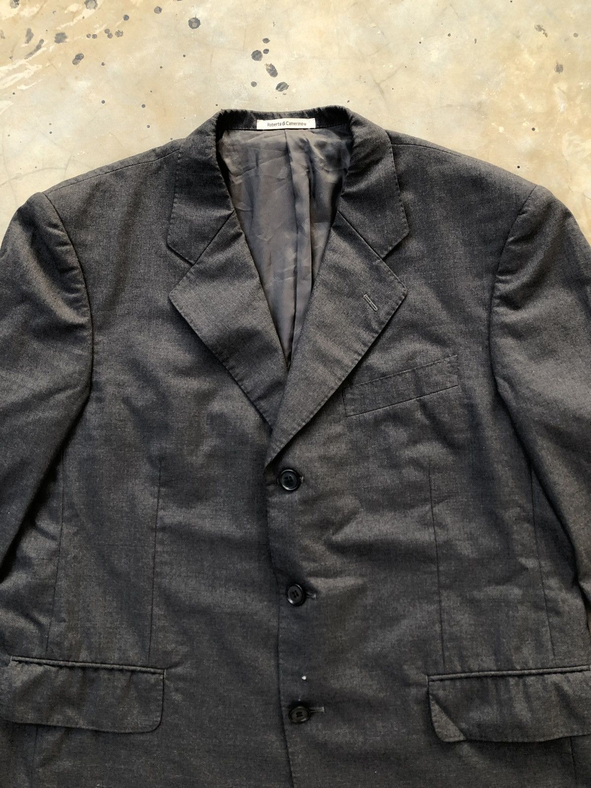 Roberta di Camerino Roberta Di Camerino Blazer Suit Jacket 3 Button Size US XL / EU 56 / 4 - 2 Thumbnail