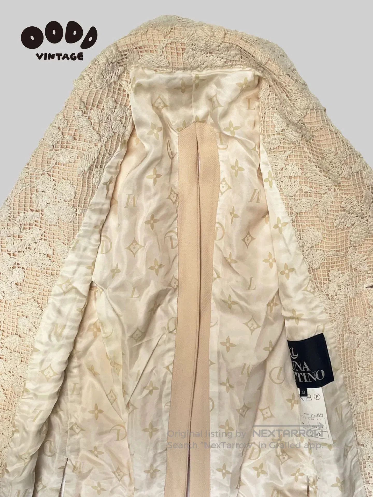 Japanese Brand Luna Mattino Floral Embroidered Vest. Size US M / EU 48-50 / 2 - 5 Thumbnail