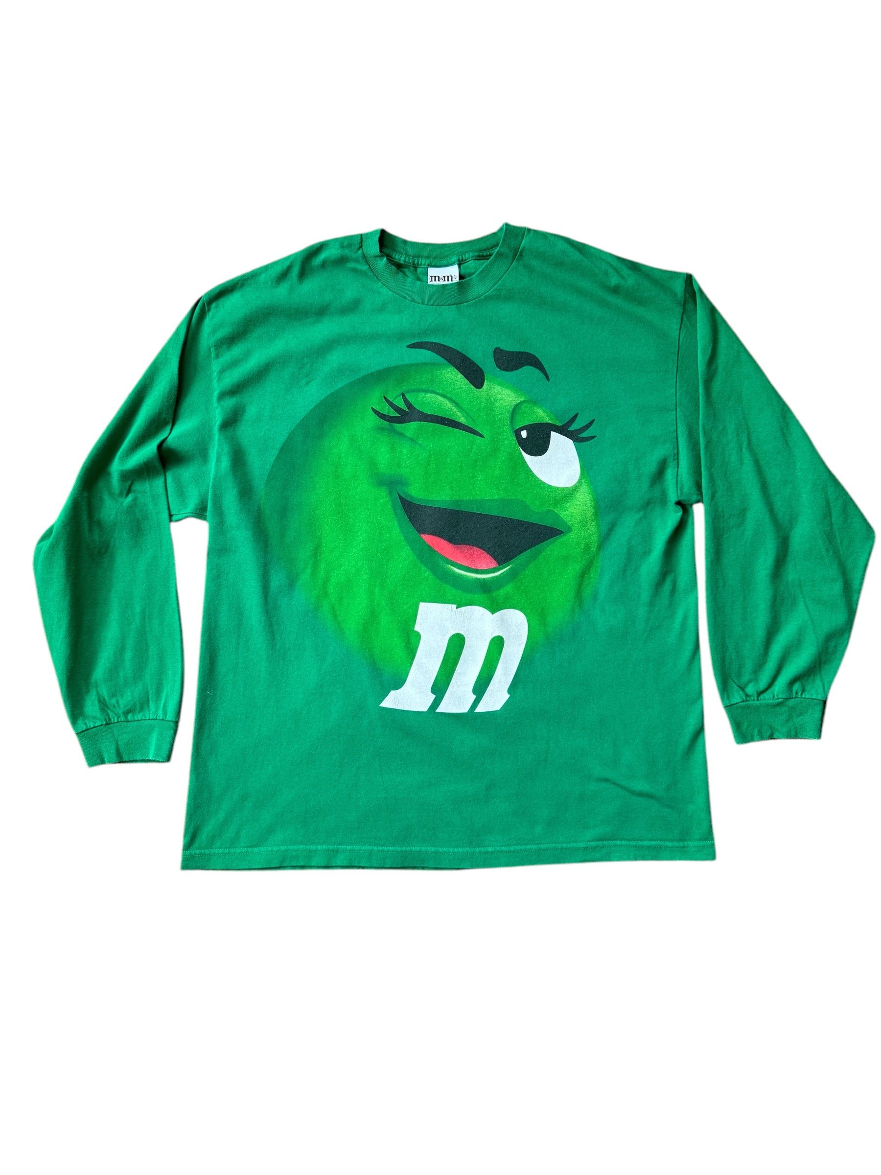 Vintage M&M’s Green Vintage Y2K Long Sleeve Shirt Size US XXL / EU 58 / 5 - 1 Thumbnail