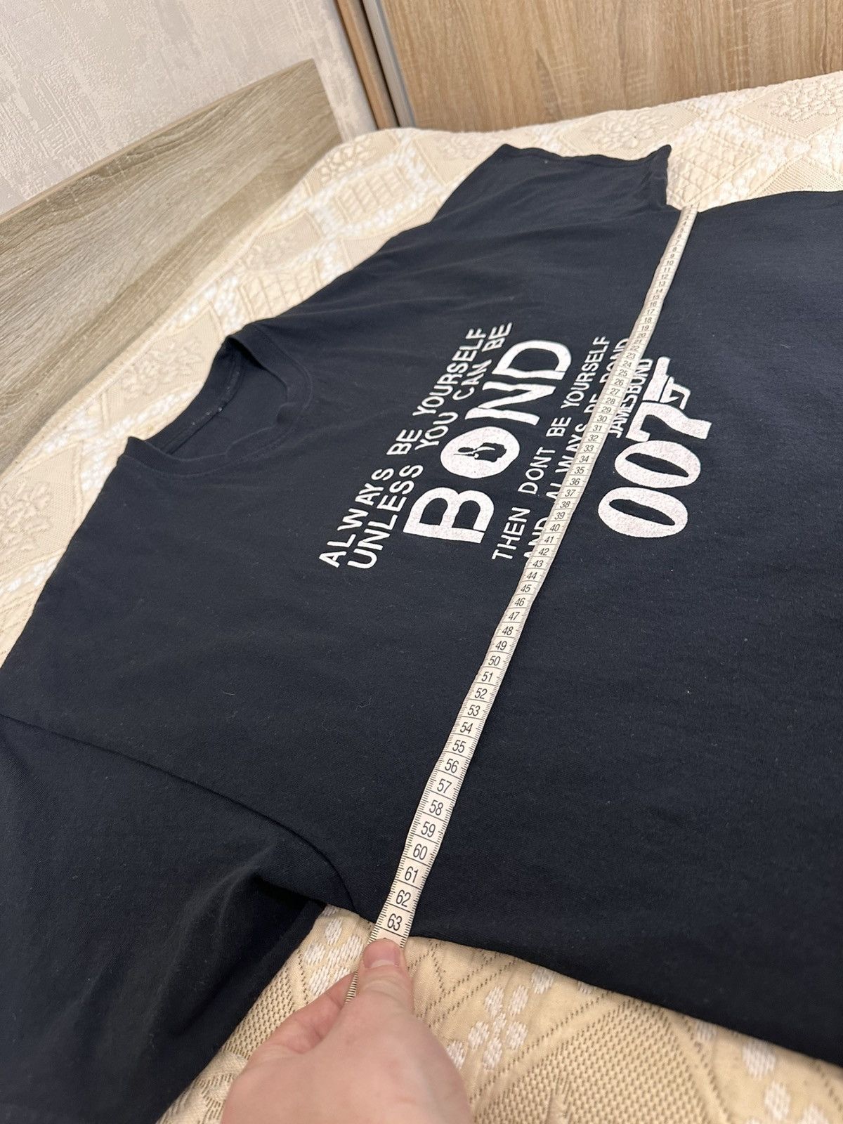 Vintage 🔥 RARE James Bond Agent 007 Vintage Movie T Shirt Size US XL / EU 56 / 4 - 7 Thumbnail
