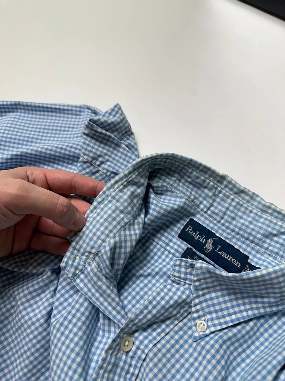 Ralph Lauren Ralph Lauren Classic Oldmoney Blue Shirt Button Up Size US XL / EU 56 / 4 - 9 Thumbnail
