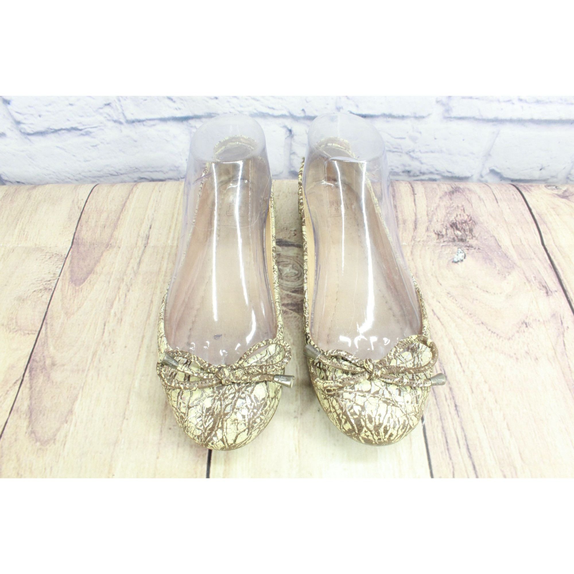 Frye Frye Carson Collapsible Ballet Marble Crackle Leather6 M Size US 6 / IT 36 - 5 Thumbnail