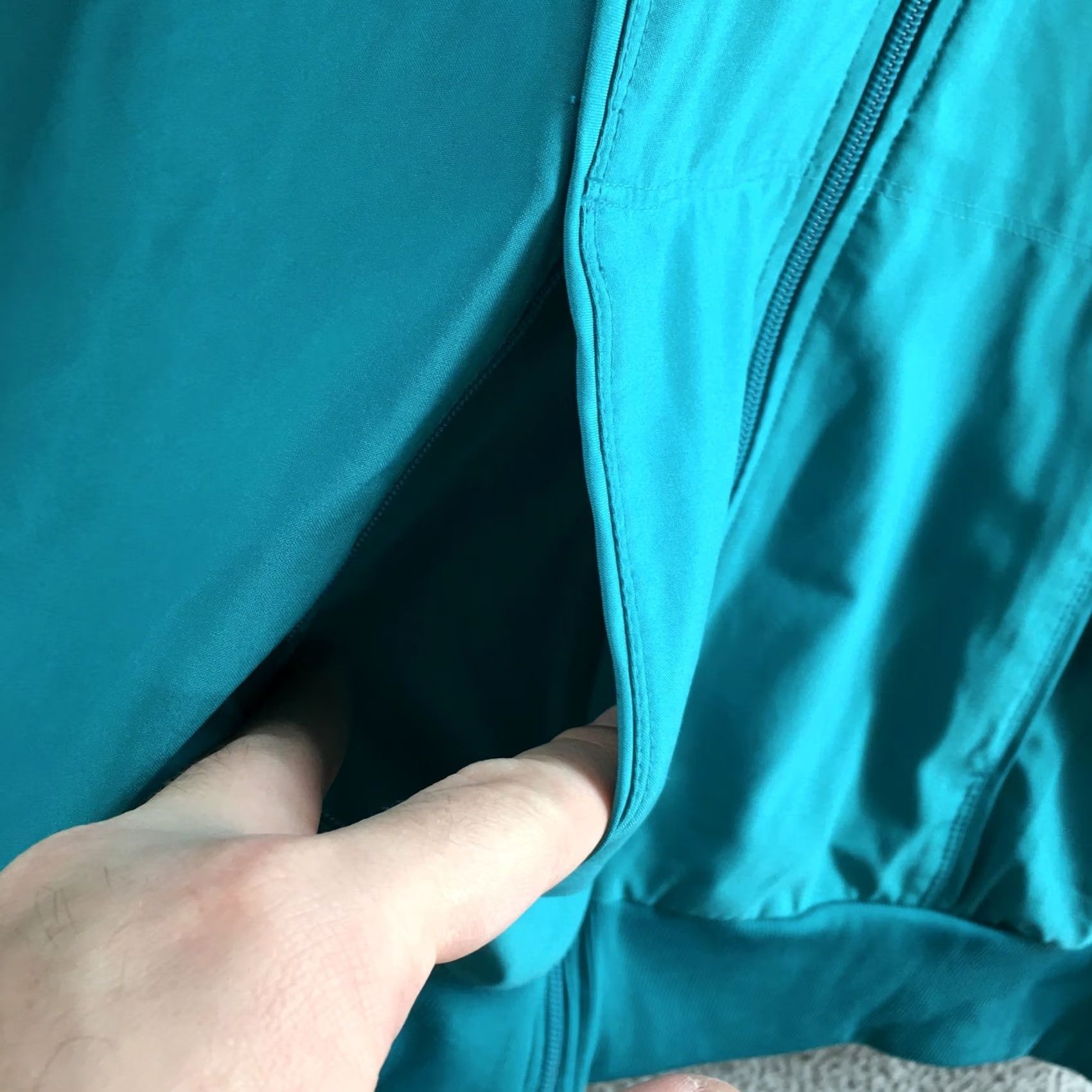 Cherokee Cherokee Track Jacket Womens 3XL Teal Long Sleeve Mock Neck Full Zip Jacket Size XXL / US 16-18 / IT 52-54 - 5 Thumbnail