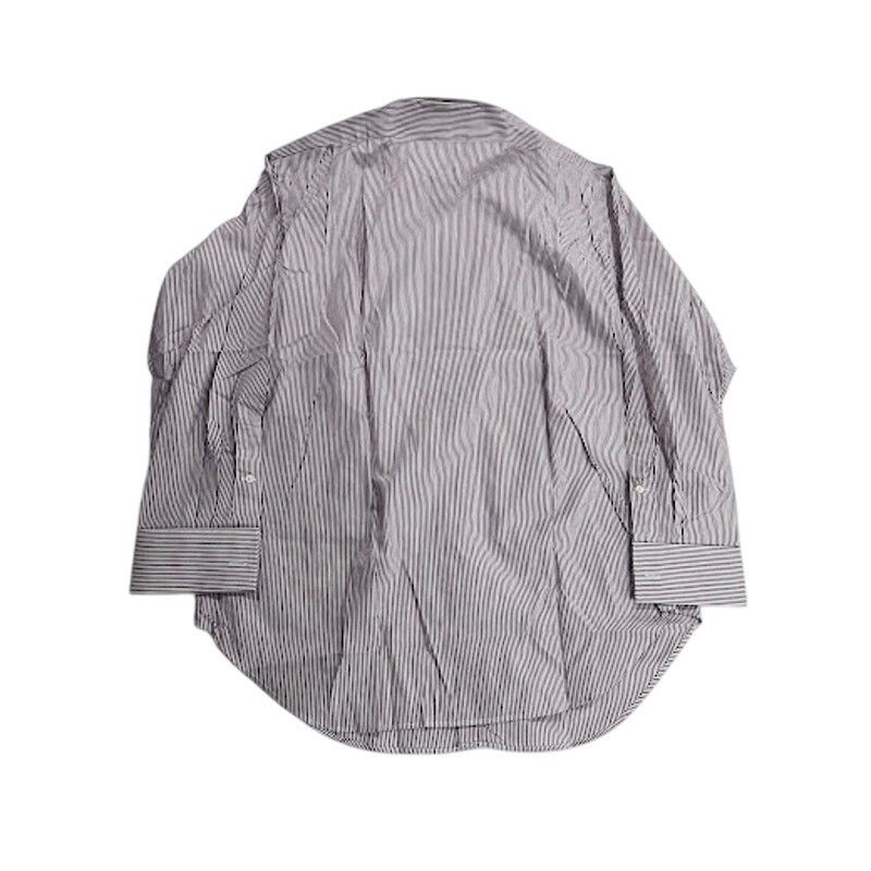 Polo Ralph Lauren VTG New 80s Polo Ralph Lauren Shirt Purple White Stripe Size US L / EU 52-54 / 3 - 6 Thumbnail