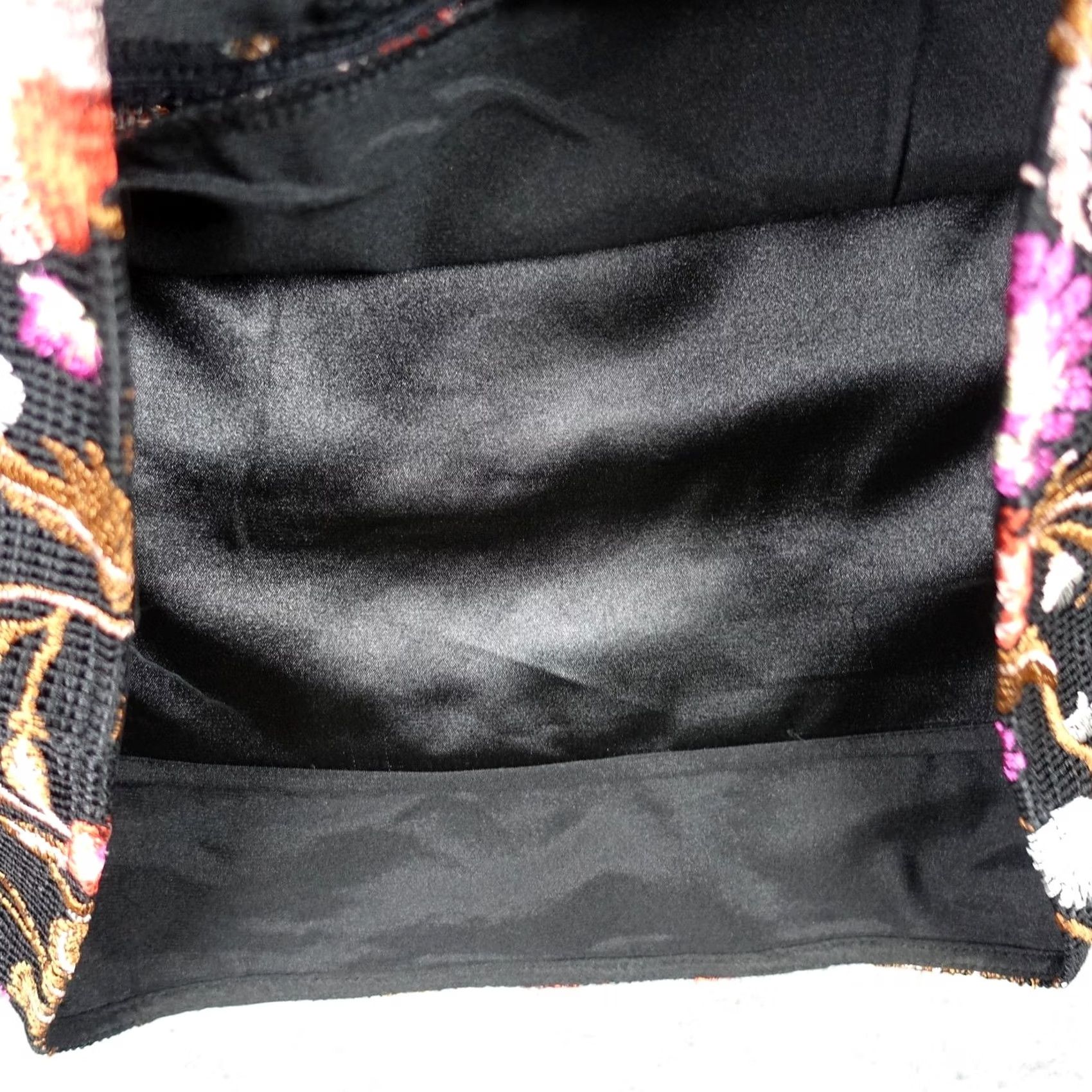 White House Black Market White House Black Market Dress Womens 8 Black Floral Jacquard Sheath Knee Length Size M / US 6-8 / IT 42-44 - 6 Thumbnail