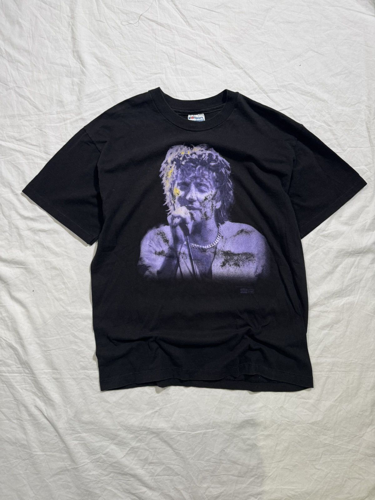 Band Tees Vintage 90s Rod Stewart MTV Unplugged Band Tee Size US L / EU 52-54 / 3 - 1 Thumbnail