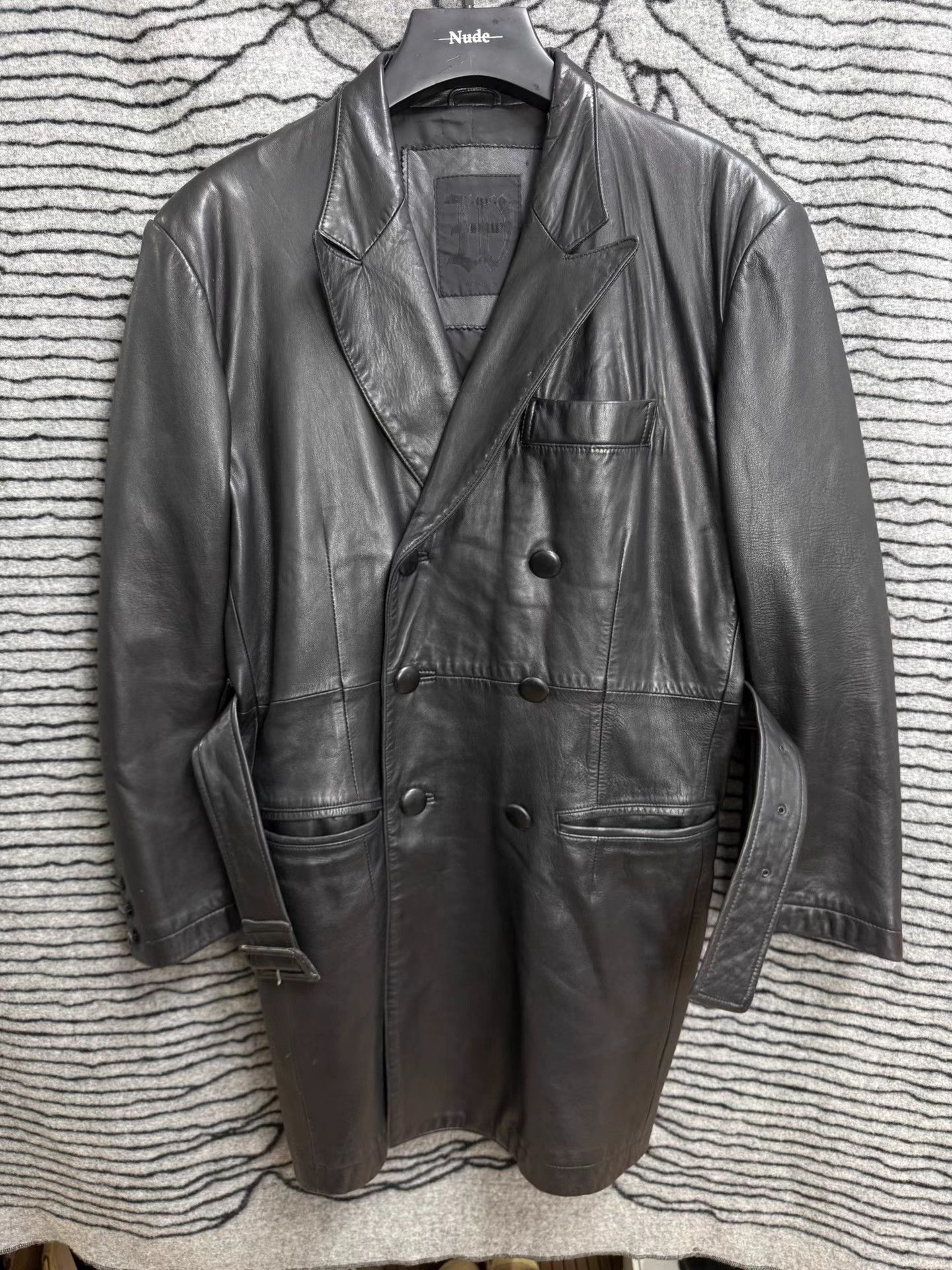 Yohji Yamamoto Yohji Yamamoto Big Shoulder Padded Sheepskin Coat K20 Size US XL / EU 56 / 4 - 1 Thumbnail