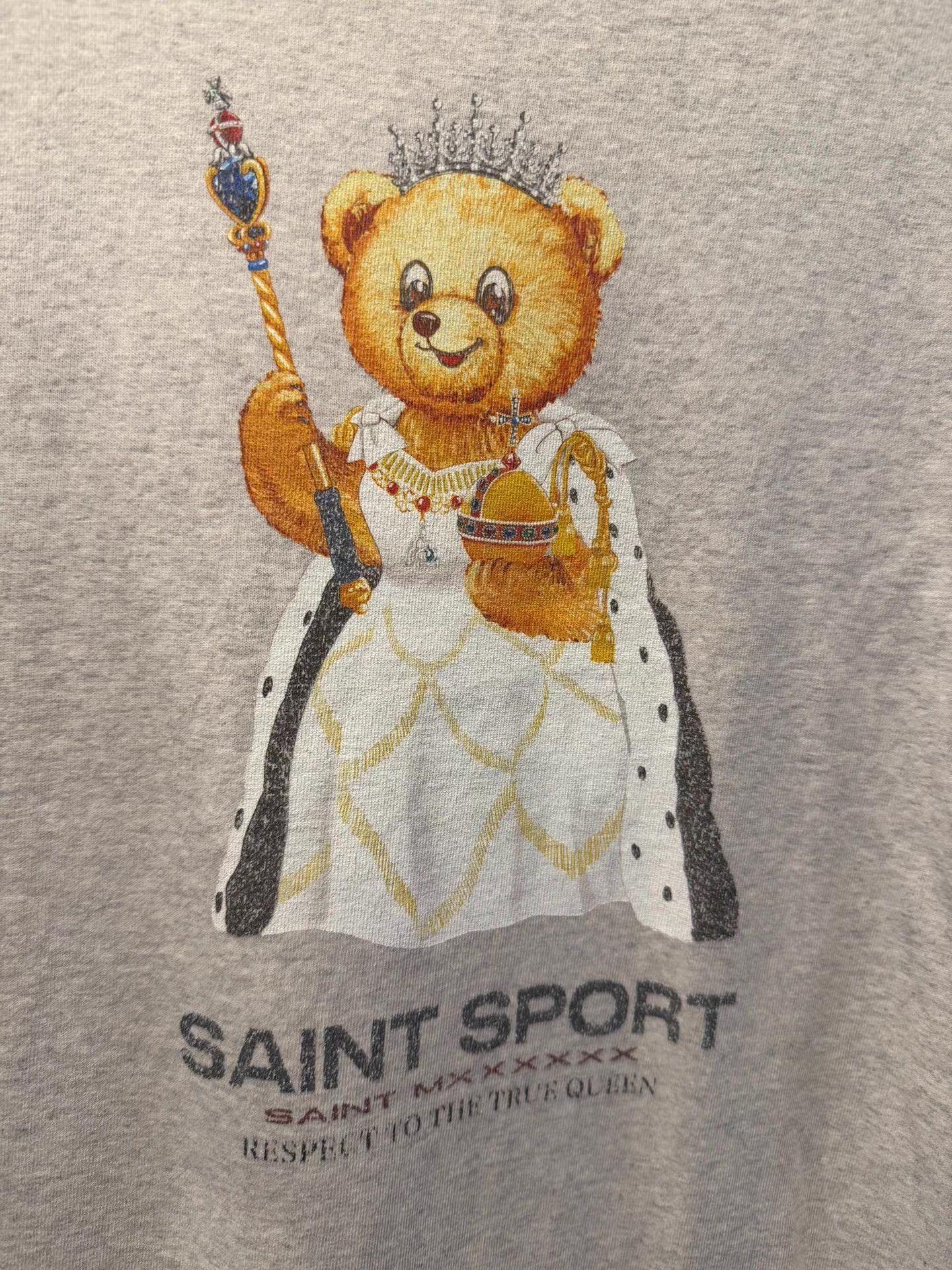 Saint Michael Saint Michael 24SS Grey Bear T-shirt Ｑ20 Size US L / EU 52-54 / 3 - 2 Thumbnail