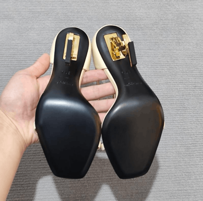 Saint Laurent Paris YSL Stiletto Heels Size US 7.5 / IT 37.5 - 4 Thumbnail