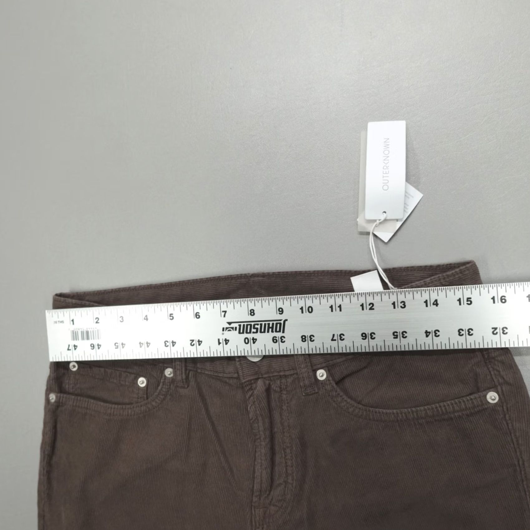 Outerknown Outerknown Townes 5-Pocket Cord Pants Men's Size 29 Organic Cotton BSN Brown Size US 29 - 5 Thumbnail