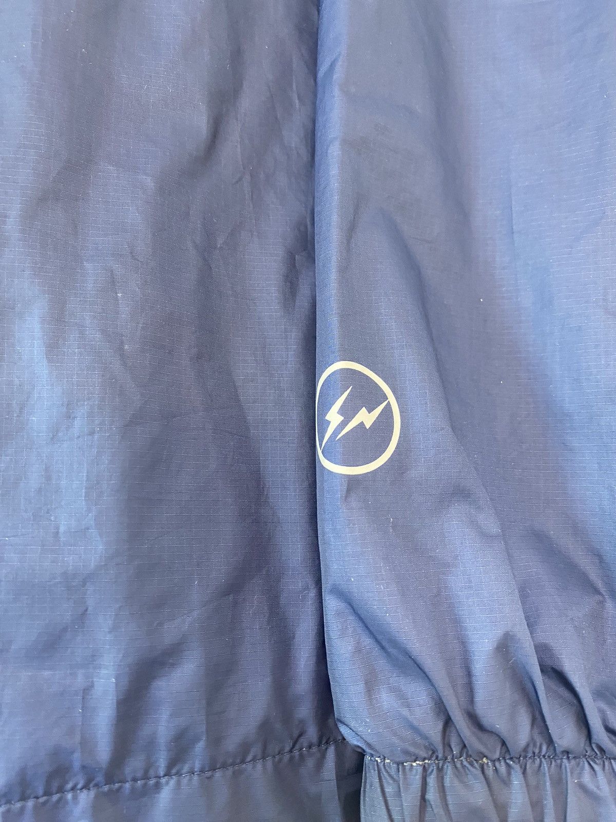 Nike DESCRIPTION Nike x Fragment windbreaker, size XL, blue used Size US XL / EU 56 / 4 - 3 Thumbnail