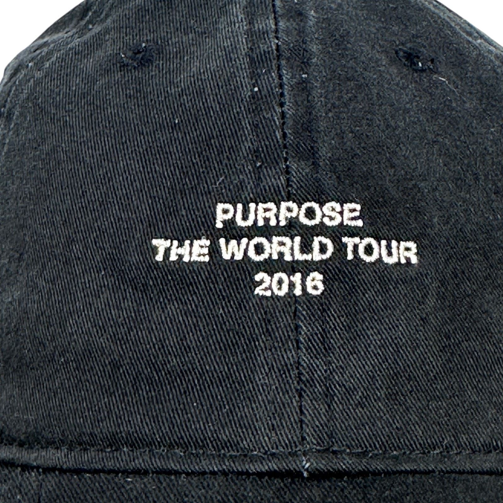 Other Justin Bieber Purpose Dad Hat Black Cotton Strapback Cap Size ONE SIZE - 2 Thumbnail
