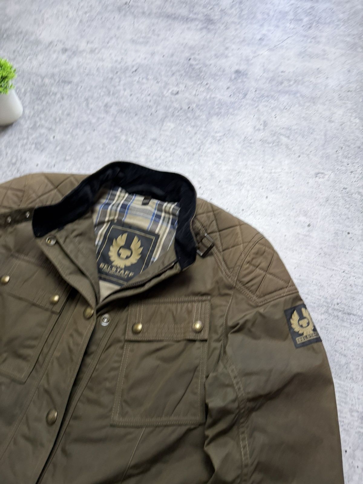 Belstaff Belstaff Waxed Quilt Motorcycle Biker Jacket Size M / US 6-8 / IT 42-44 - 3 Thumbnail