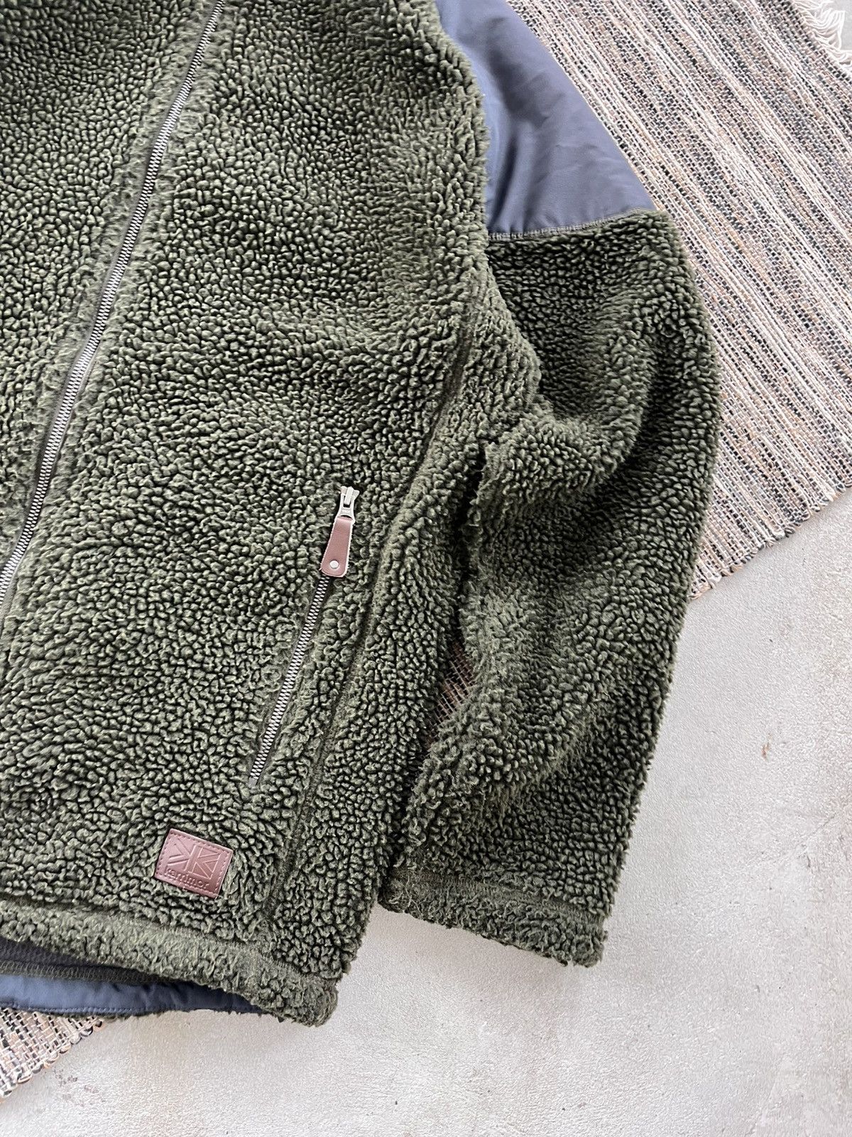 Karrimor Karrimor Green Sherpa Fleece Jacket Sweatshirt Outdoor y2k Size US M / EU 48-50 / 2 - 6 Thumbnail