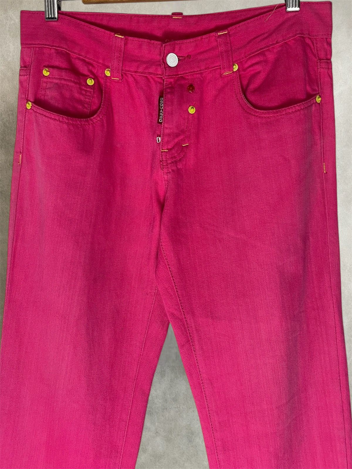 Dsquared2 Fw13 Dsquared hot pink denim pants Size US 32 / EU 48 - 2 Thumbnail