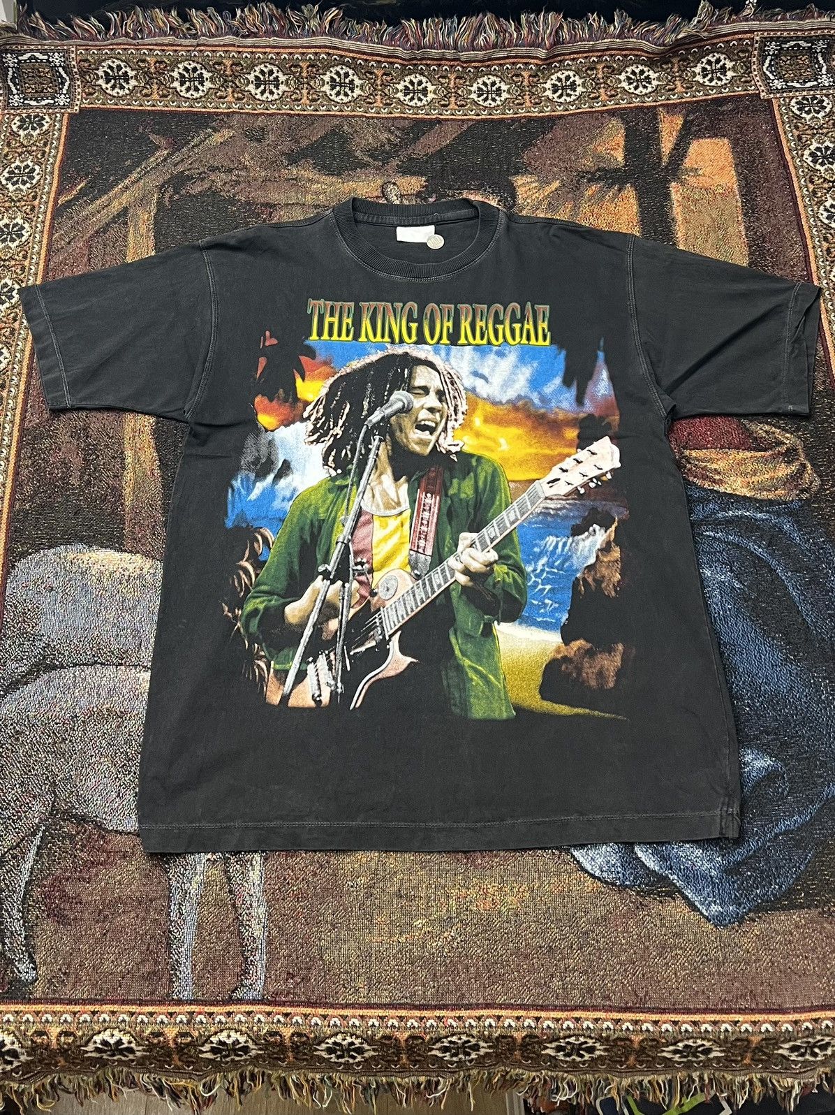Bob Marley Vintage Bob Marley Rap Tee Style Tee Size US XL / EU 56 / 4 - 2 Thumbnail