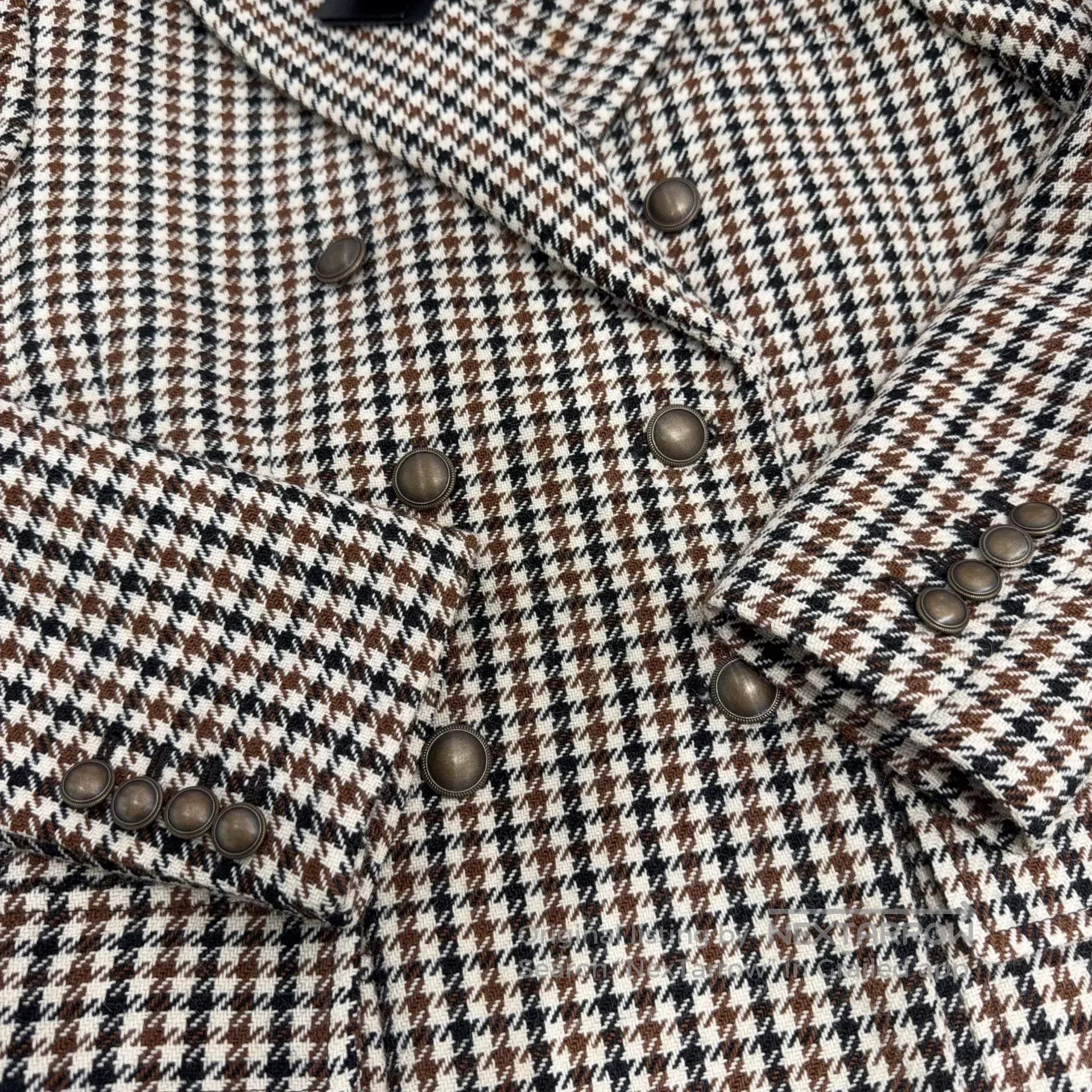 Saint Laurent Paris YSL Houndstooth Double. Size S / US 4 / IT 40 - 4 Thumbnail