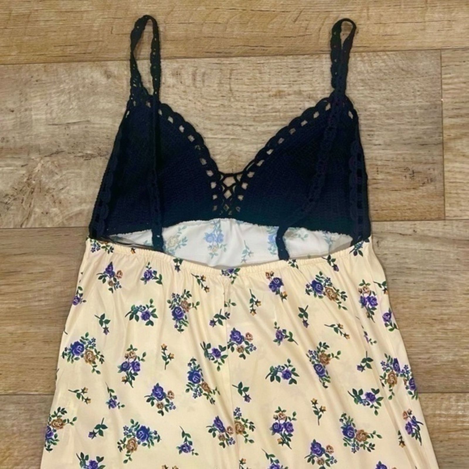 Zara Zara Floral Satin Maxi Slip Dress NWT Size S / US 4 / IT 40 - 9 Thumbnail