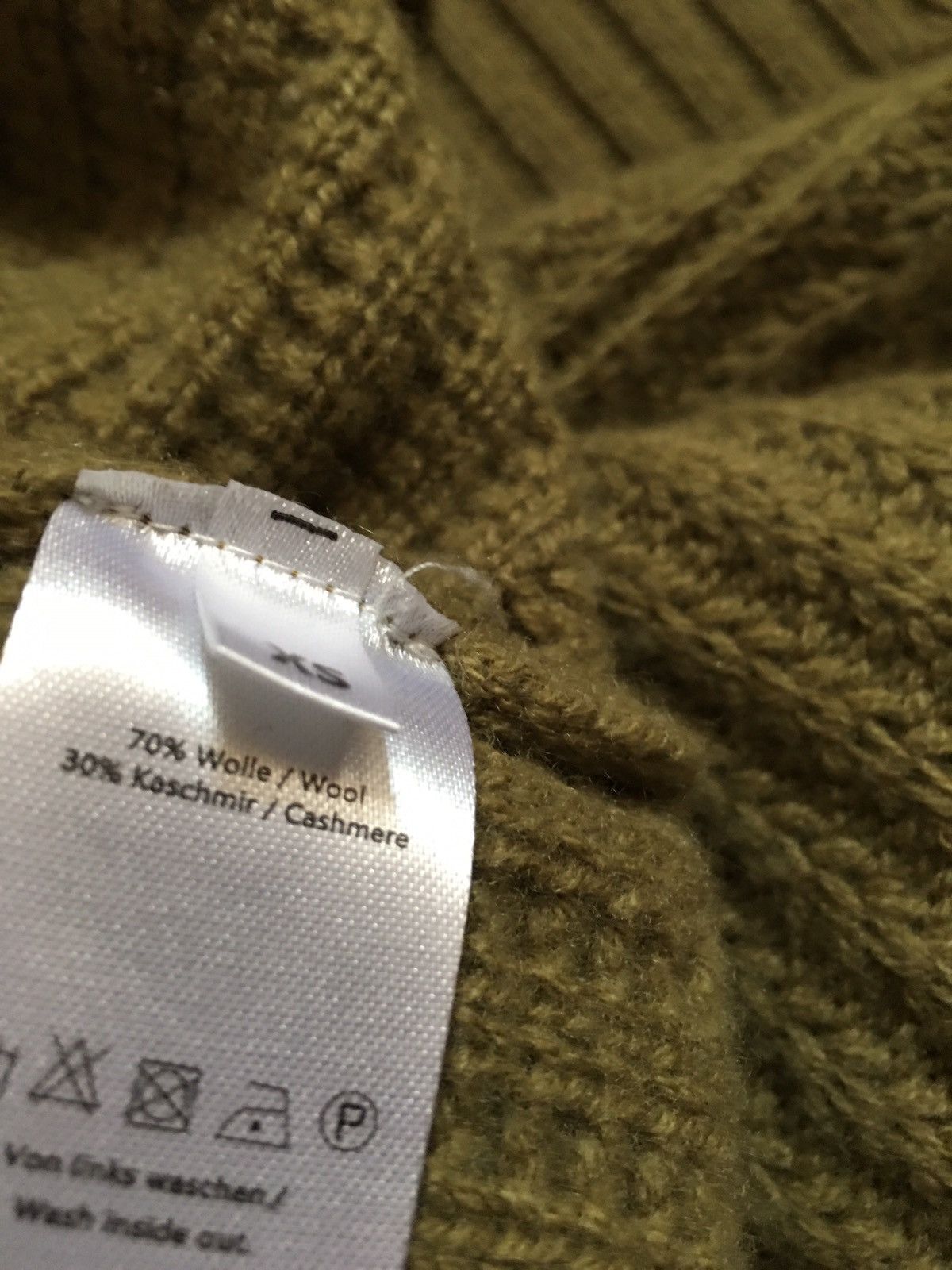 Designer HEMISPHERE Wool Cashmere Sweater Cardigan Size XS Size XS / US 0-2 / IT 36-38 - 11 Thumbnail