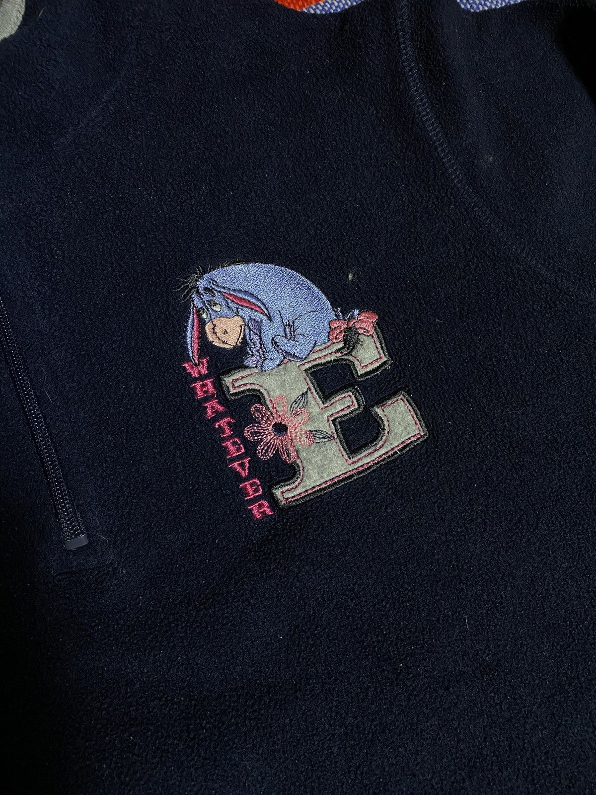 Disney × Vintage Vintage Disney Plus Eeyore Women’s Fleece Jacket Size XL / US 12-14 / IT 48-50 - 2 Thumbnail