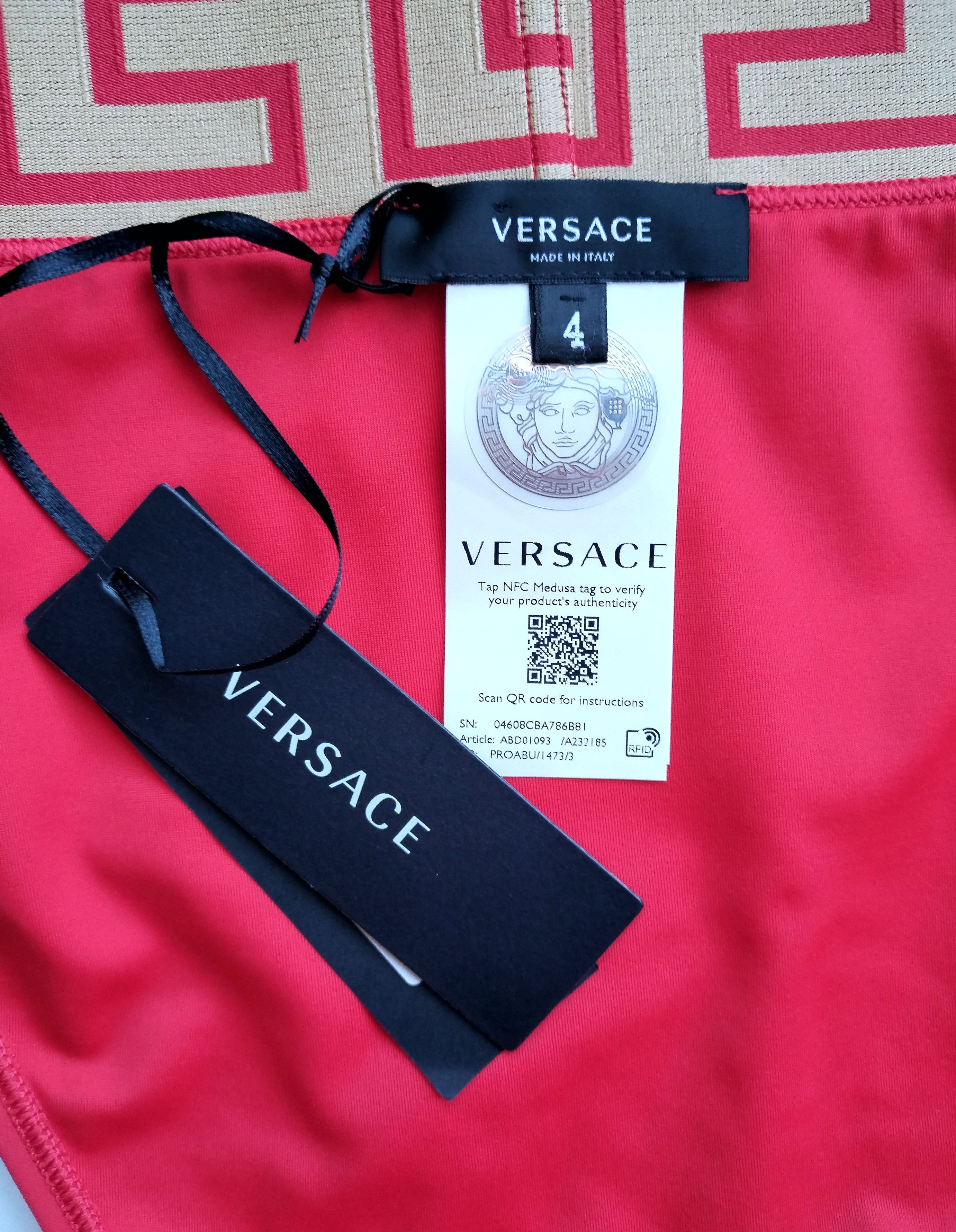 Versace Greek key / Medusa bikini bottoms Size 32" / US 10 / IT 46 - 10 Thumbnail