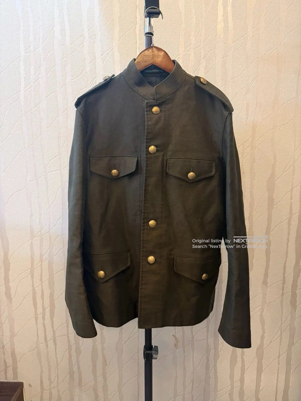 Yohji Yamamoto Yohji Yamamoto Runway Military Style Jacket LLLL24 Size US L / EU 52-54 / 3 - 1 Thumbnail