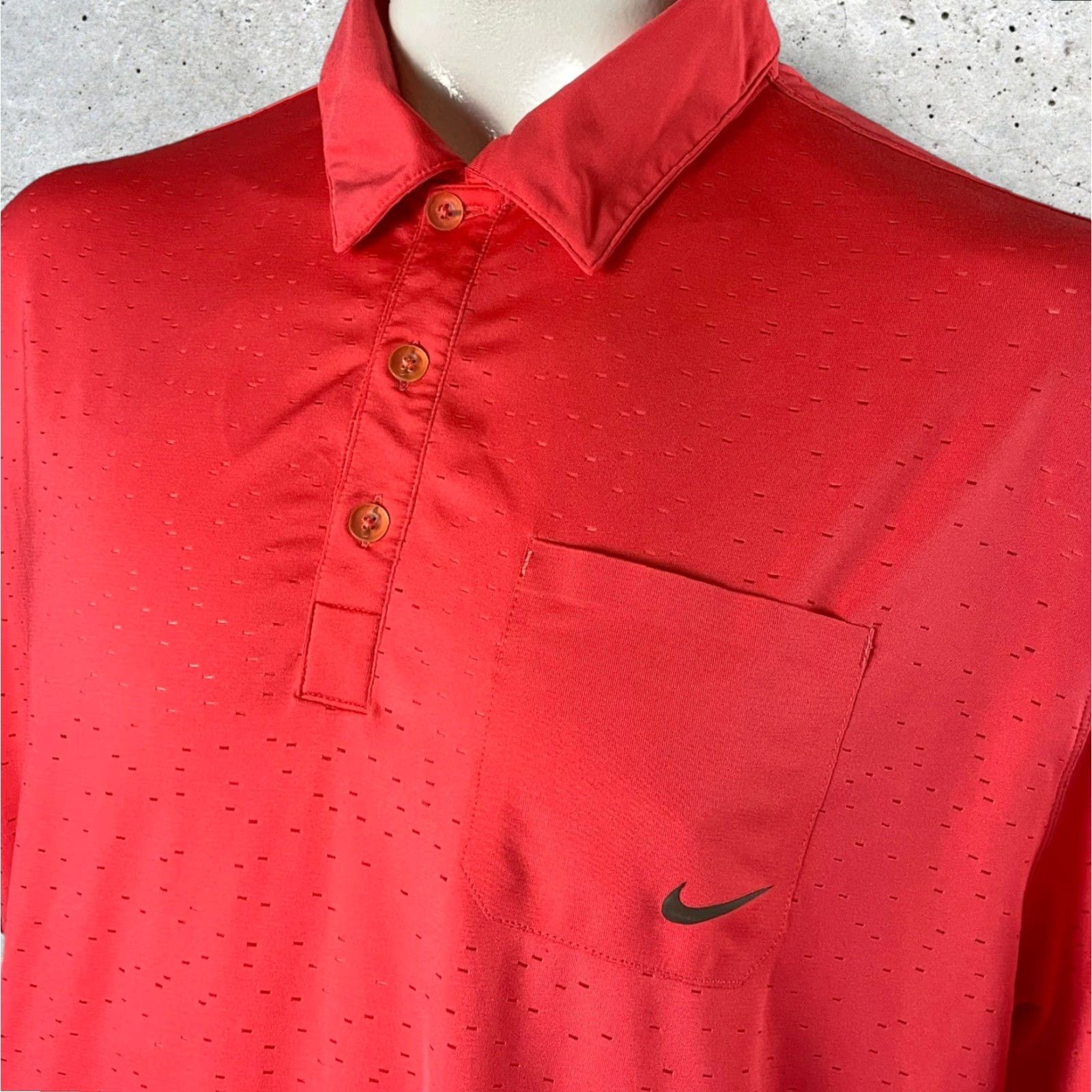 Nike Nike Polo Shirt Men’s XL Red Short Sleeve Dri-Fit Performance Golf T33 Size US XL / EU 56 / 4 - 2 Thumbnail