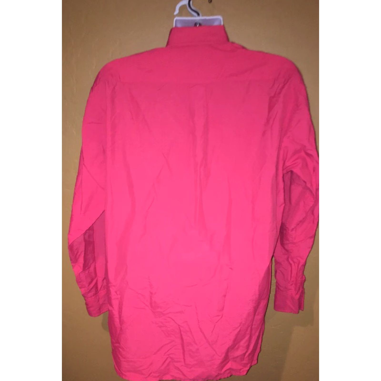Orvis Orvis Mens Pink Button Front Shirt M Long Sleeve Button-Up Solid Pinkadecimal? Size US M / EU 48-50 / 2 - 4 Thumbnail